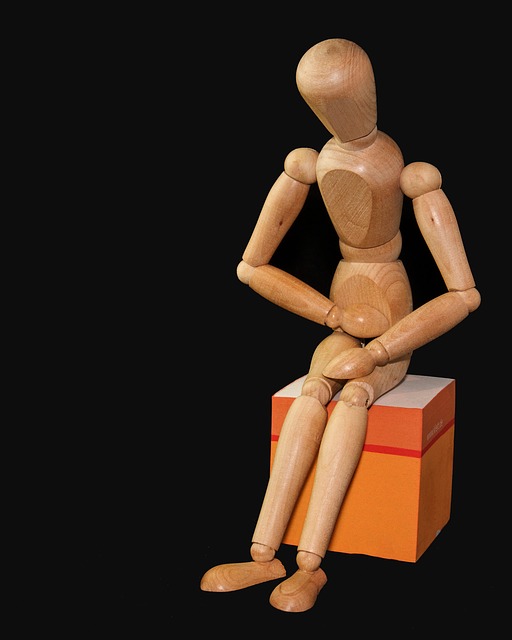 wooden human figurine
